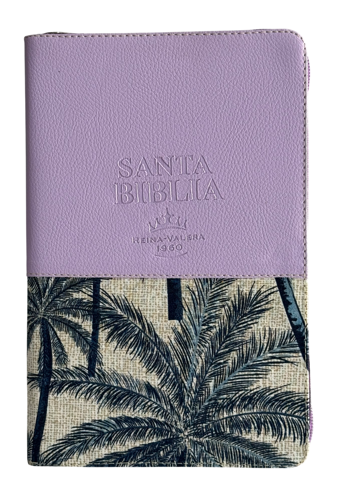Biblia RVR60 económica con Nombres de Dios y Diseño Bicolor Floral