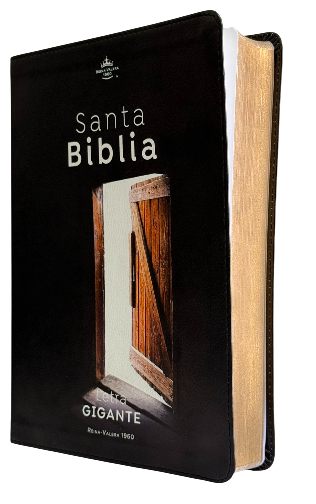 Biblia RVR60 Letra Gigante "Puerta Abierta" Símil Piel