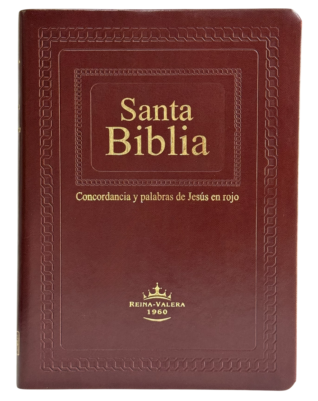 Biblia RVR60 Letra Gigante Café Tapa Blanda con Concordancia