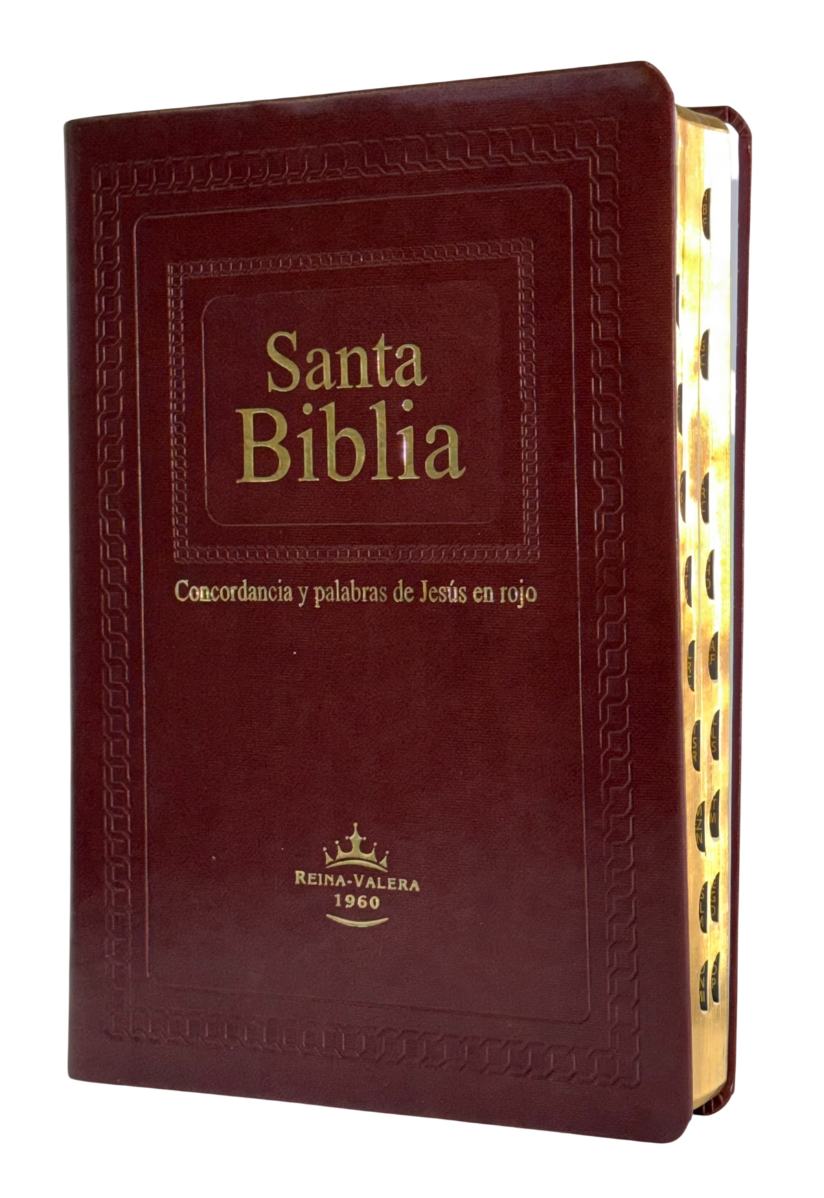 Biblia RVR60 Letra Gigante Café Tapa Blanda con Concordancia