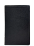 RVR60 Santa Biblia Ultrafina, Letra Grande, Piel Fabricada, Negro, Comfort Print