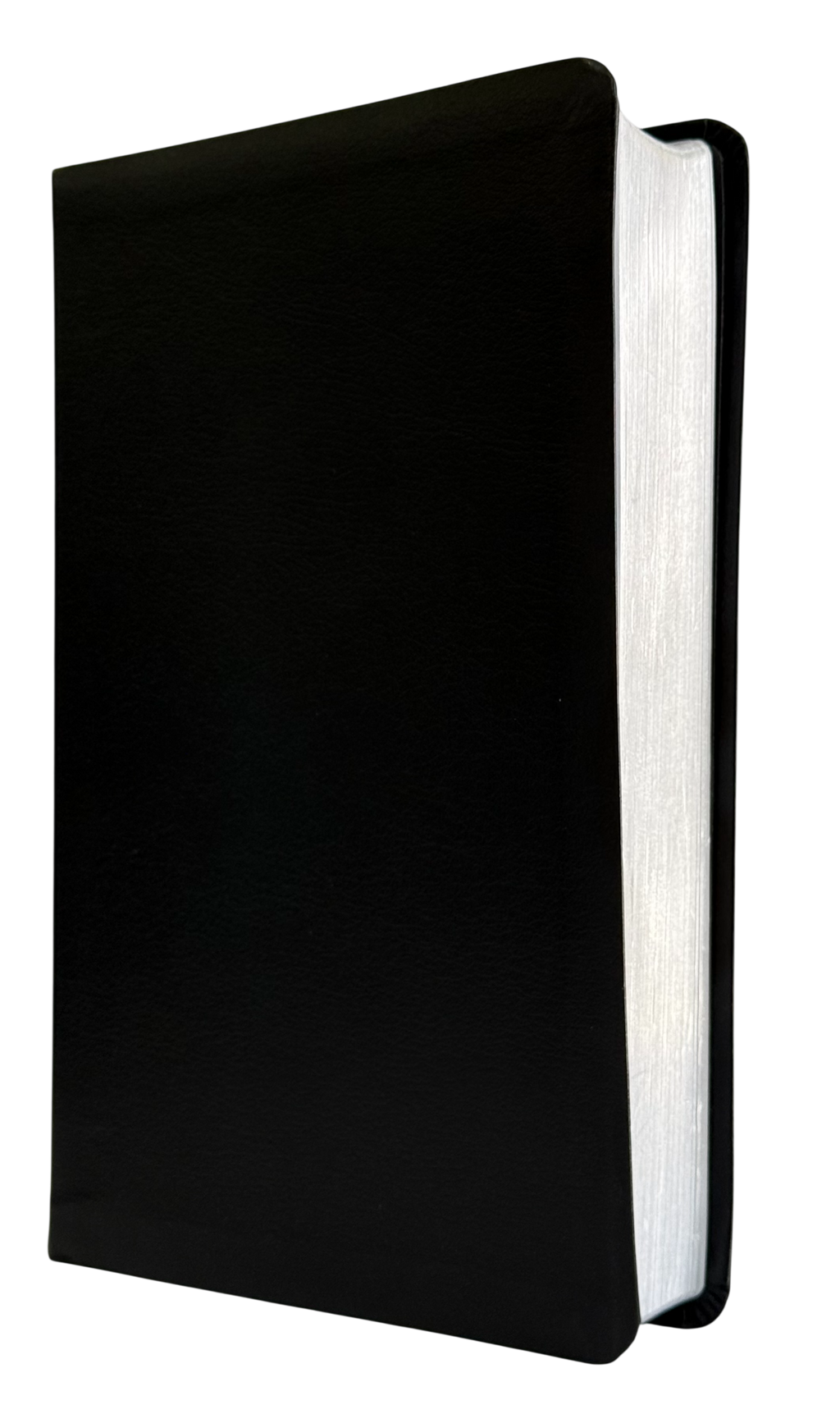 RVR60 Santa Biblia Ultrafina, Letra Grande, Piel Fabricada, Negro, Comfort Print
