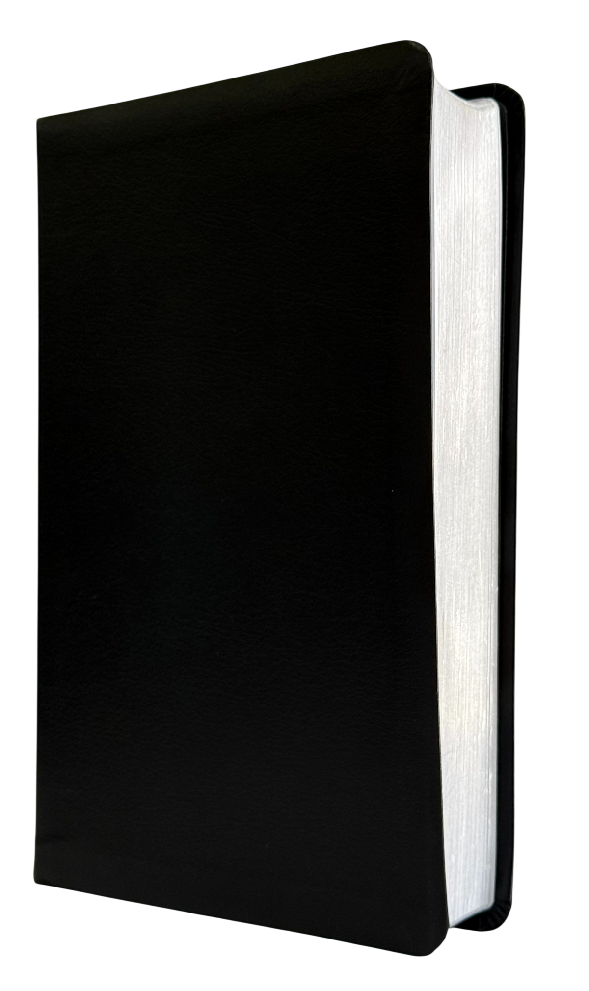 RVR60 Santa Biblia Ultrafina, Letra Grande, Piel Fabricada, Negro, Comfort Print