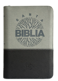 Biblia RVR60, Letra Grande 12 pts, con Recursos Digitales, Negro y Gris