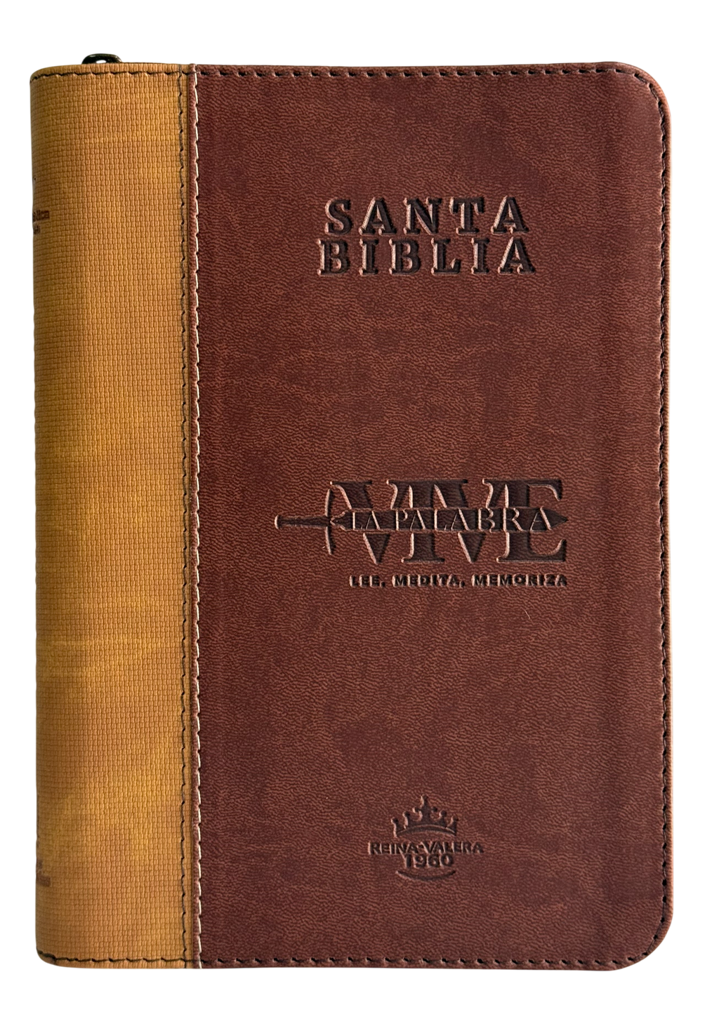 Biblia Vive la Palabra RVR60 Tipo Agenda Letra Grande con Cierre