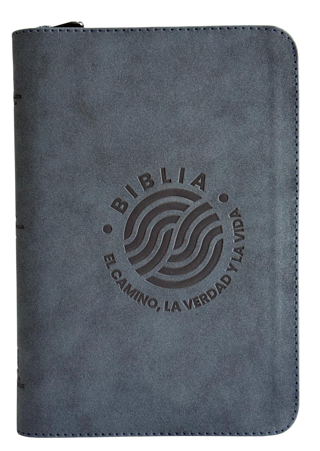 Biblia El Camino, la Verdad y la Vida RVR60 Letra Grande Azul con Cierre