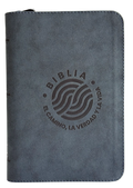 Biblia El Camino, la Verdad y la Vida RVR60 Letra Grande Azul con Cierre