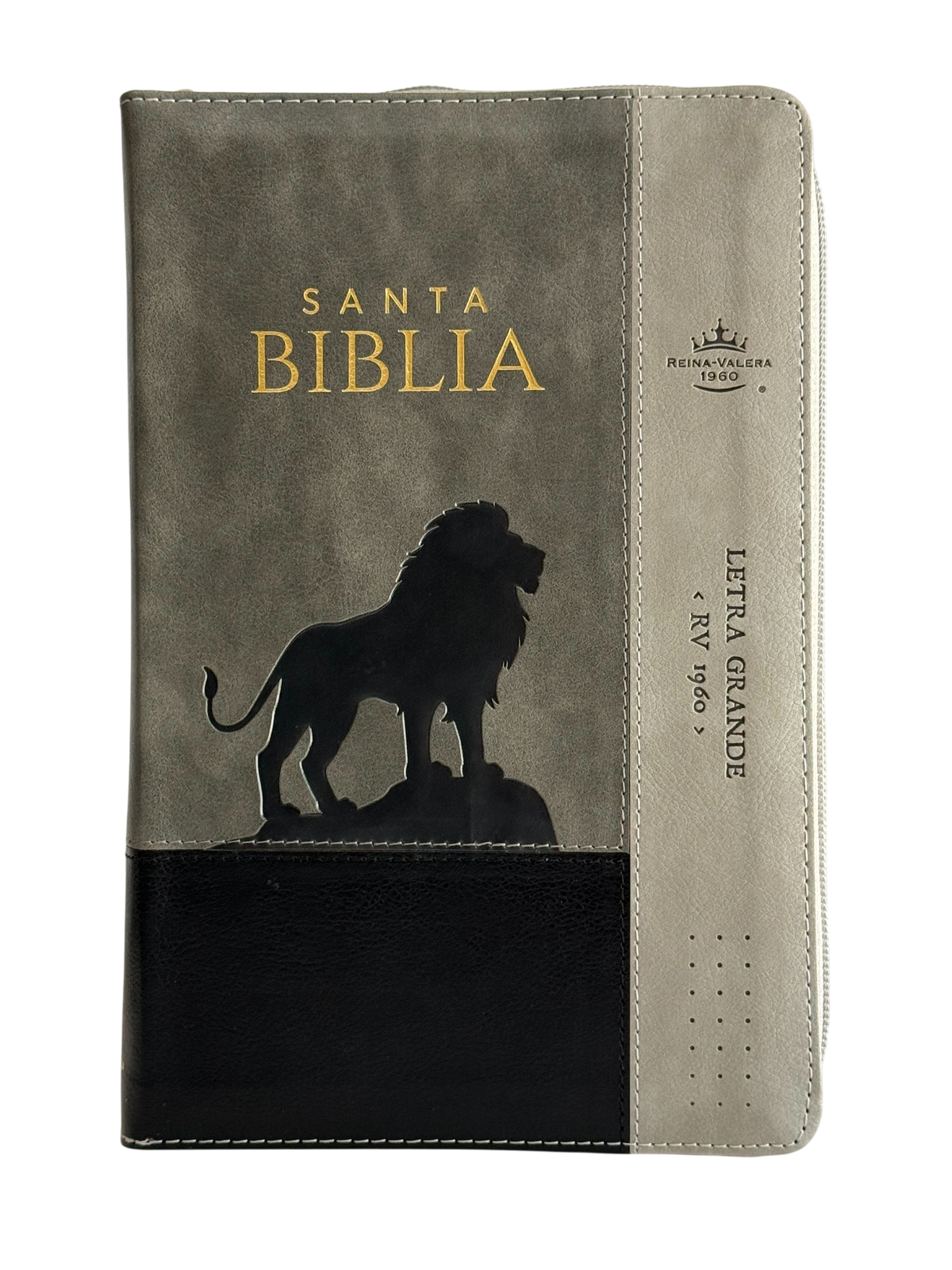 Biblia RVR 1960, Letra Grande, Edición Especial León, Ceniza