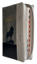 Biblia RVR 1960, Letra Grande, Edición Especial León, Ceniza