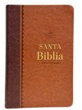 Biblia Obsequios y Premios RVR60, Letra Grande, Bicolor Café