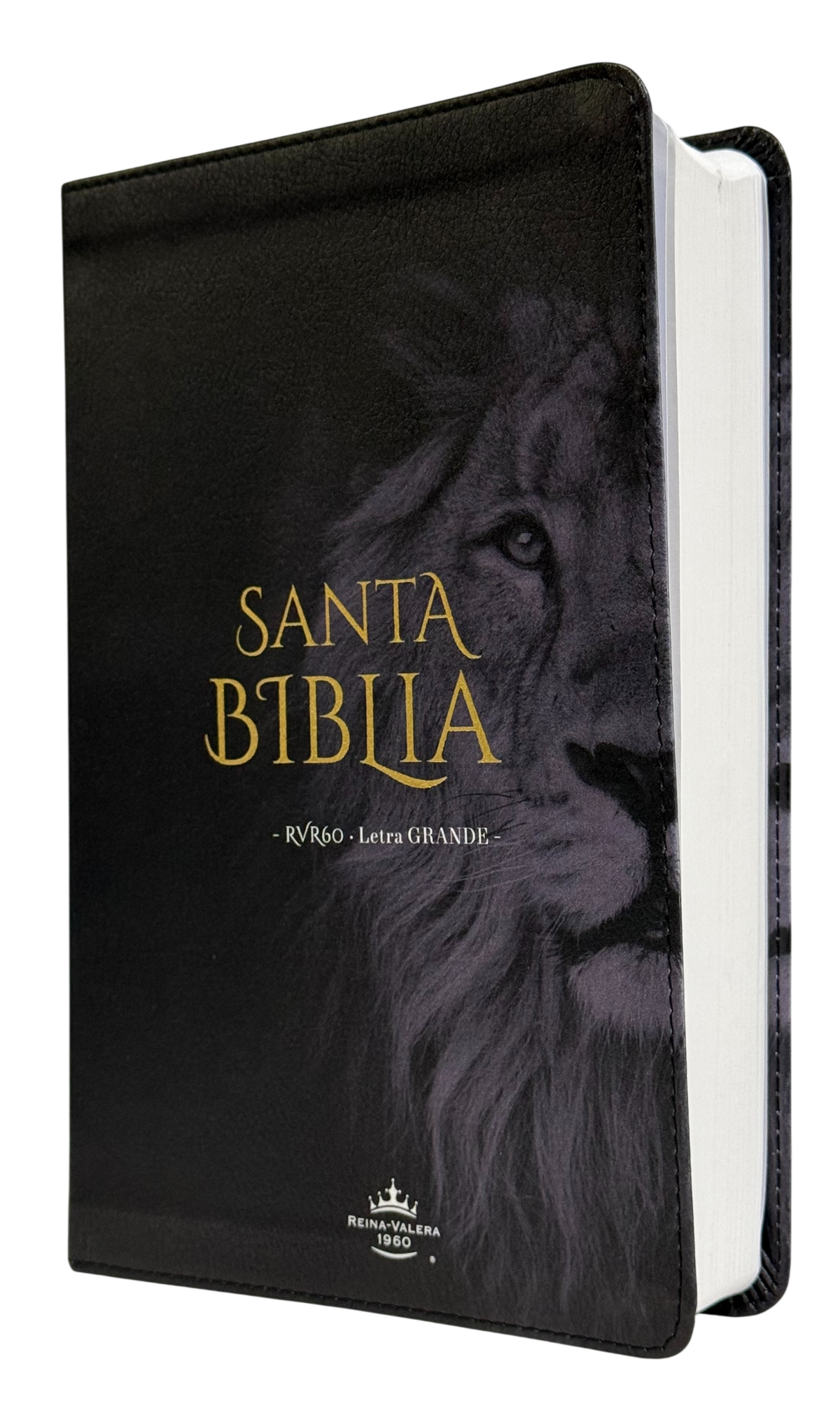 Biblia RVR60 Letra Grande Tamaño Manual Tapa Flex León