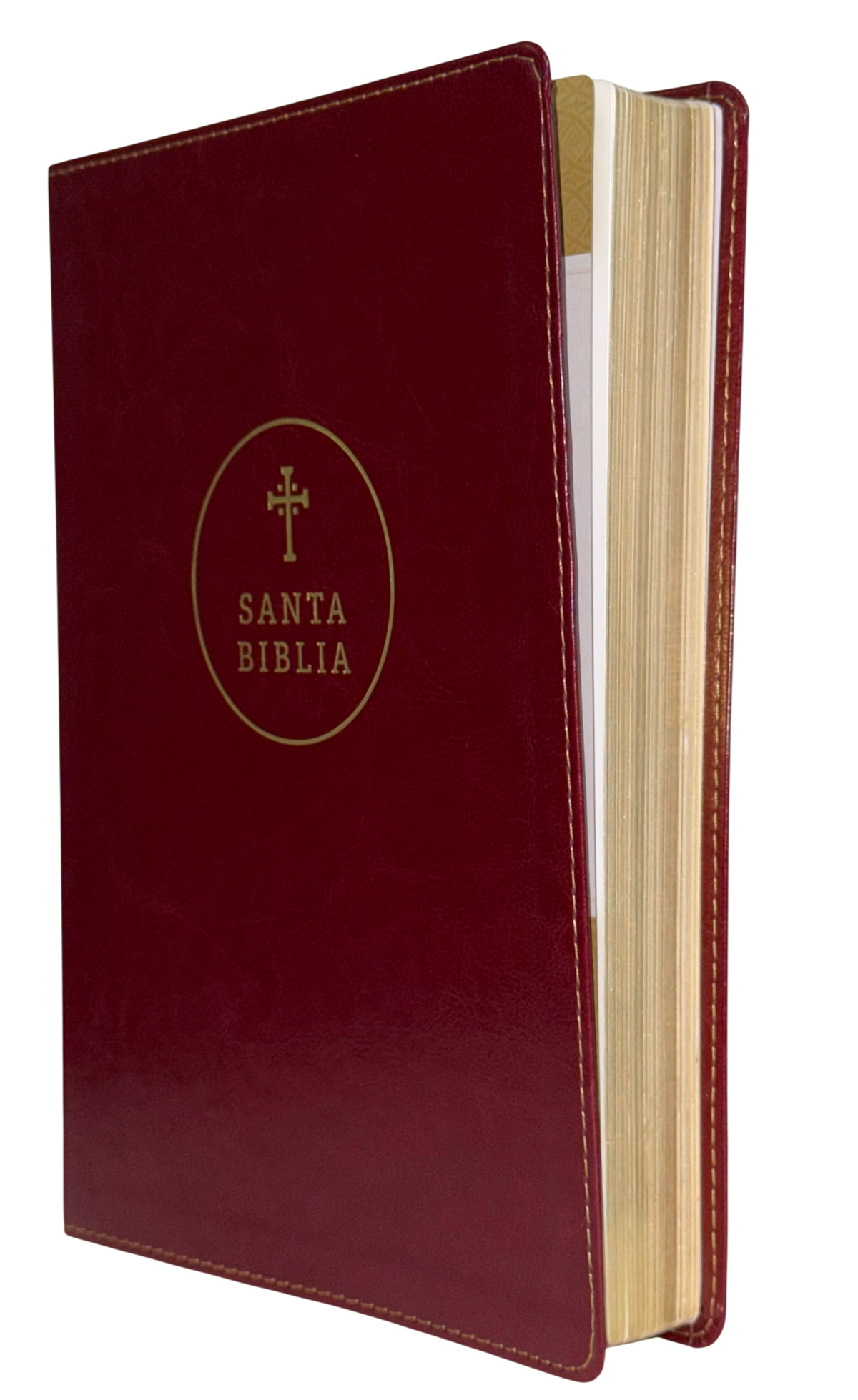Santa Biblia RVR60, Edición de Referencias Ultrafina, Letra Grande, SentiPiel, Café Rojizo