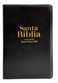 Santa Biblia RVR60, Letra Grande, Imitación Piel, Negra