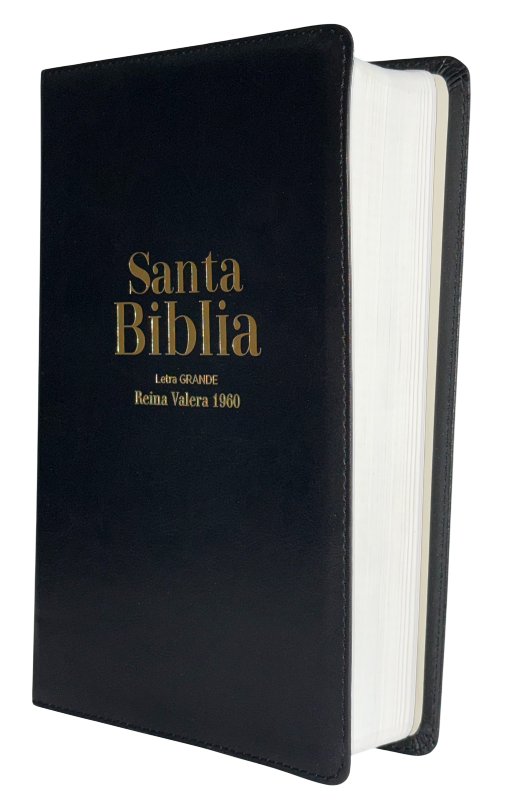 Santa Biblia RVR60, Letra Grande, Imitación Piel, Negra