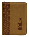 Biblia Reina Valera 1960, Chica, Letra Chica, Imitación Piel, Miel, con Código QR