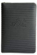 Biblia RVR 1960 Compacta, Letra 10 puntos, Negra, con Cierre