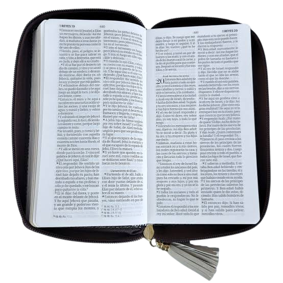 Biblia Chequera para Mujeres RVR60 con Lazo y Agarradera